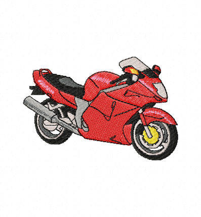 Honda CBR1100-XX Super Blackbird Embroidery Design