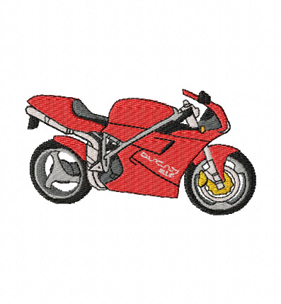 Ducati 916 Embroidery Design