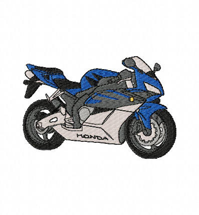 Honda CBR1000-RR Fireblade 2005 Embroidery Design Honda CBR1000-RR Fireblade 2005 Embroidery Design