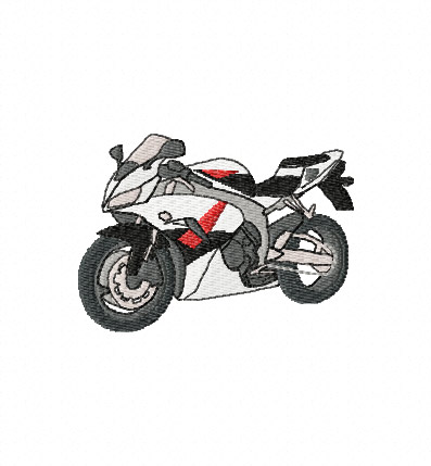 Honda CBR1000-RR Fireblade 3 Colour Embroidery Design Honda CBR1000-RR Fireblade 3 Colour Embroidery Design