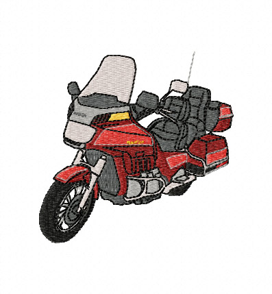 Honda GL1200 Goldwing Aspencade Embroidery Design