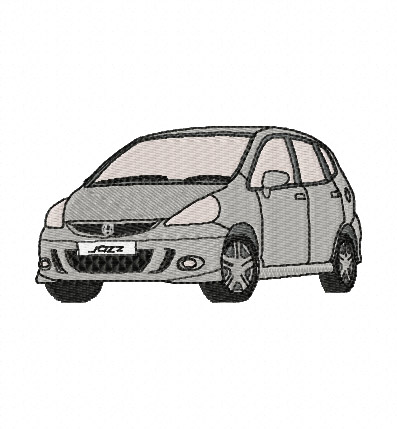 Honda Jazz Embroidery Design