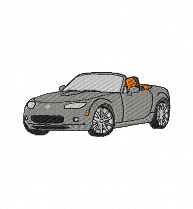 Mazda MX5 Mk3 Embroidery Design Mazda MX5 Mk3 Embroidery Design