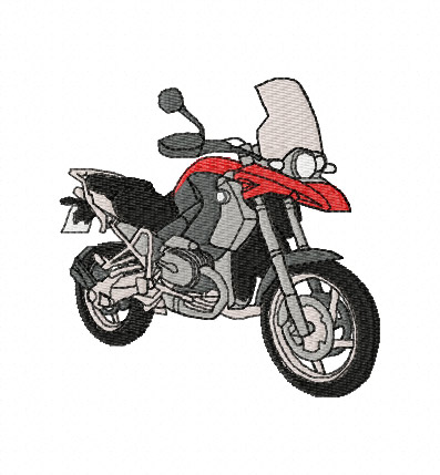BMW R1200GS Embroidery Design