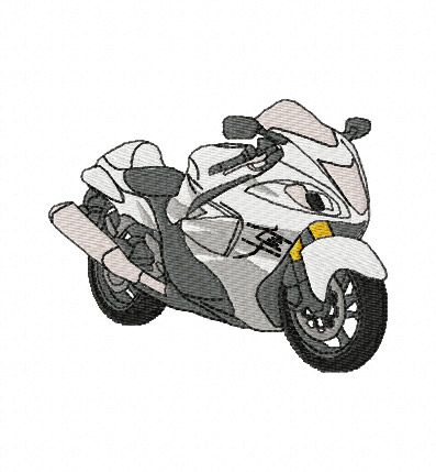 Suzuki Hayabusa Limited Edition Embroidery Design