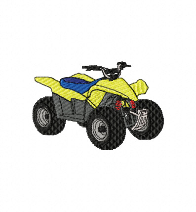 Suzuki LT Quad Embroidery Design