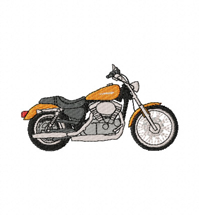 Harley Davidson XL Sportster Embroidery Design