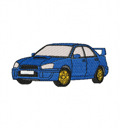 Subaru Impreza Embroidery Design Subaru Impreza Embroidery Design
