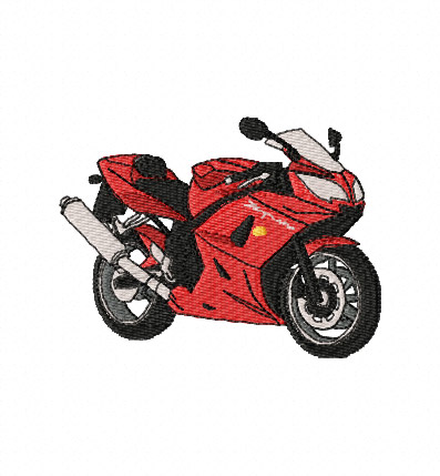 Triumph Daytona Embroidery Design