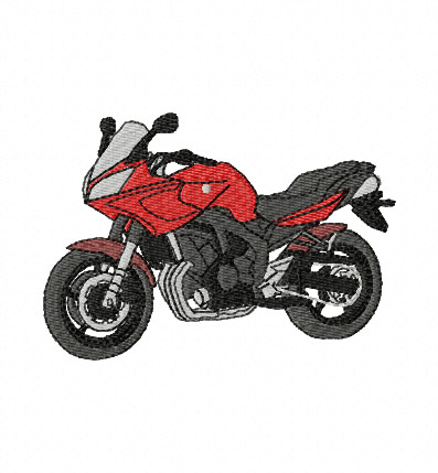 Yamaha Fazer Embroidery Design