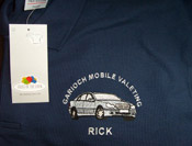 Car Valeting Business Personalised Polo Shirt